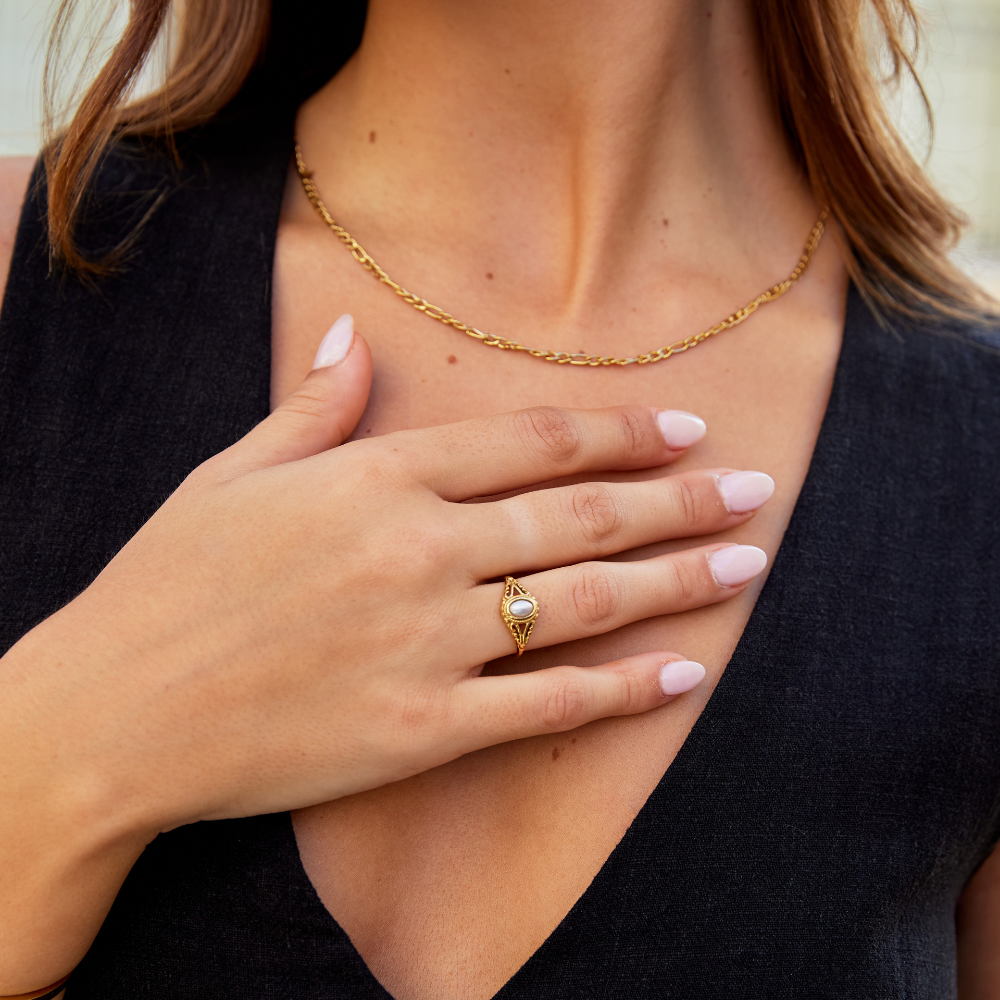 Vintage Royal Perlenring